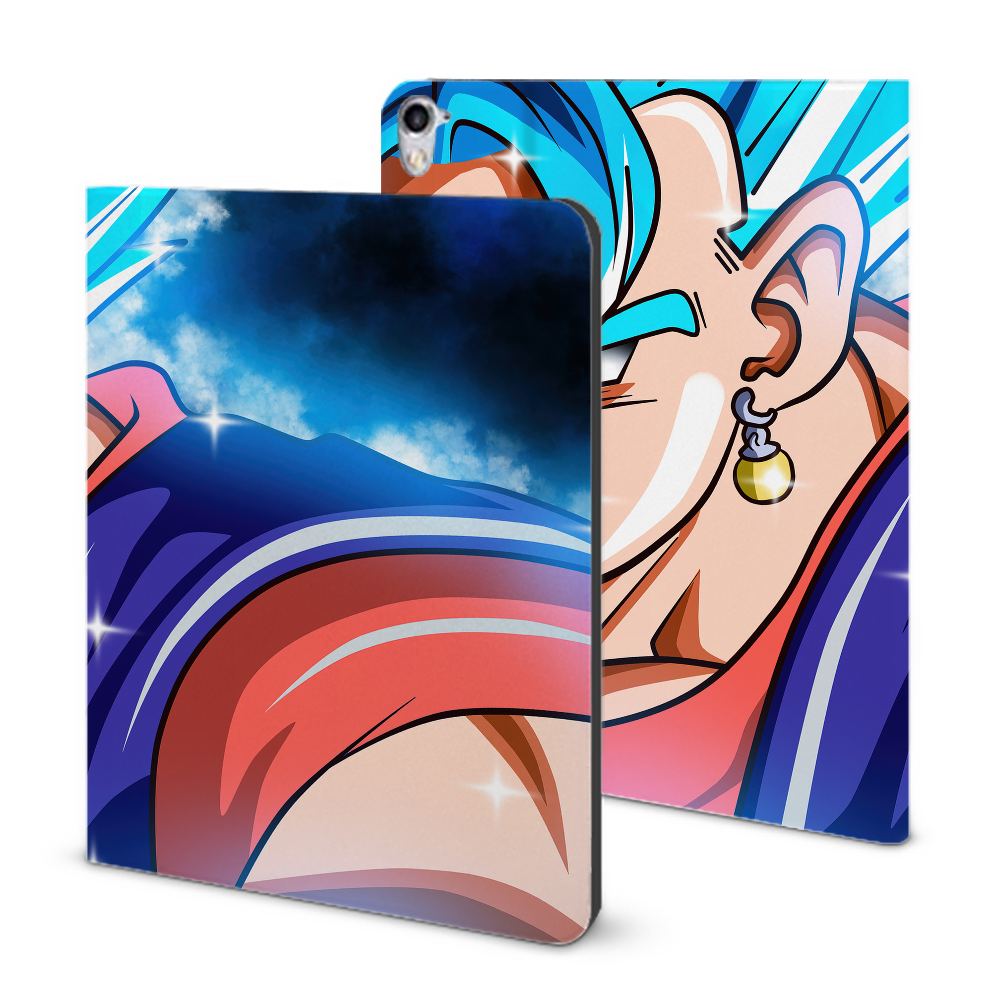 （画像用） ドラゴンボール DRAGON BALL IPad ケース ブック型 PUレザー TPU 耐衝撃 軽量 薄型 ペン収納なし 全面保護 IPad 各モデル対応